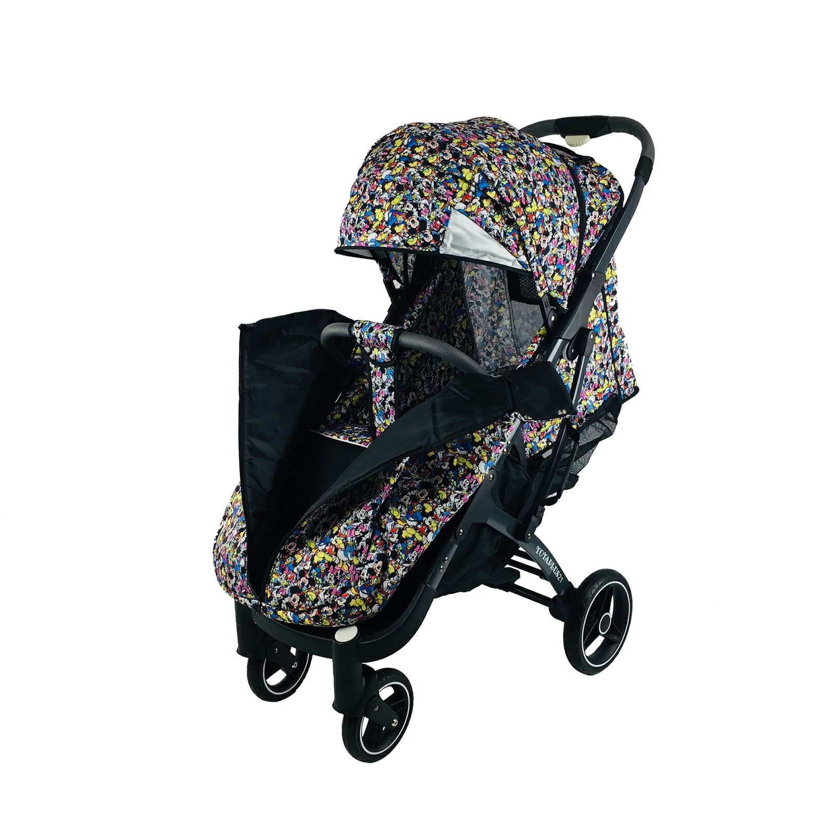 

Коляска Yoya Plus Pro-21 на молнии с Матрасиком мягким Disney mix