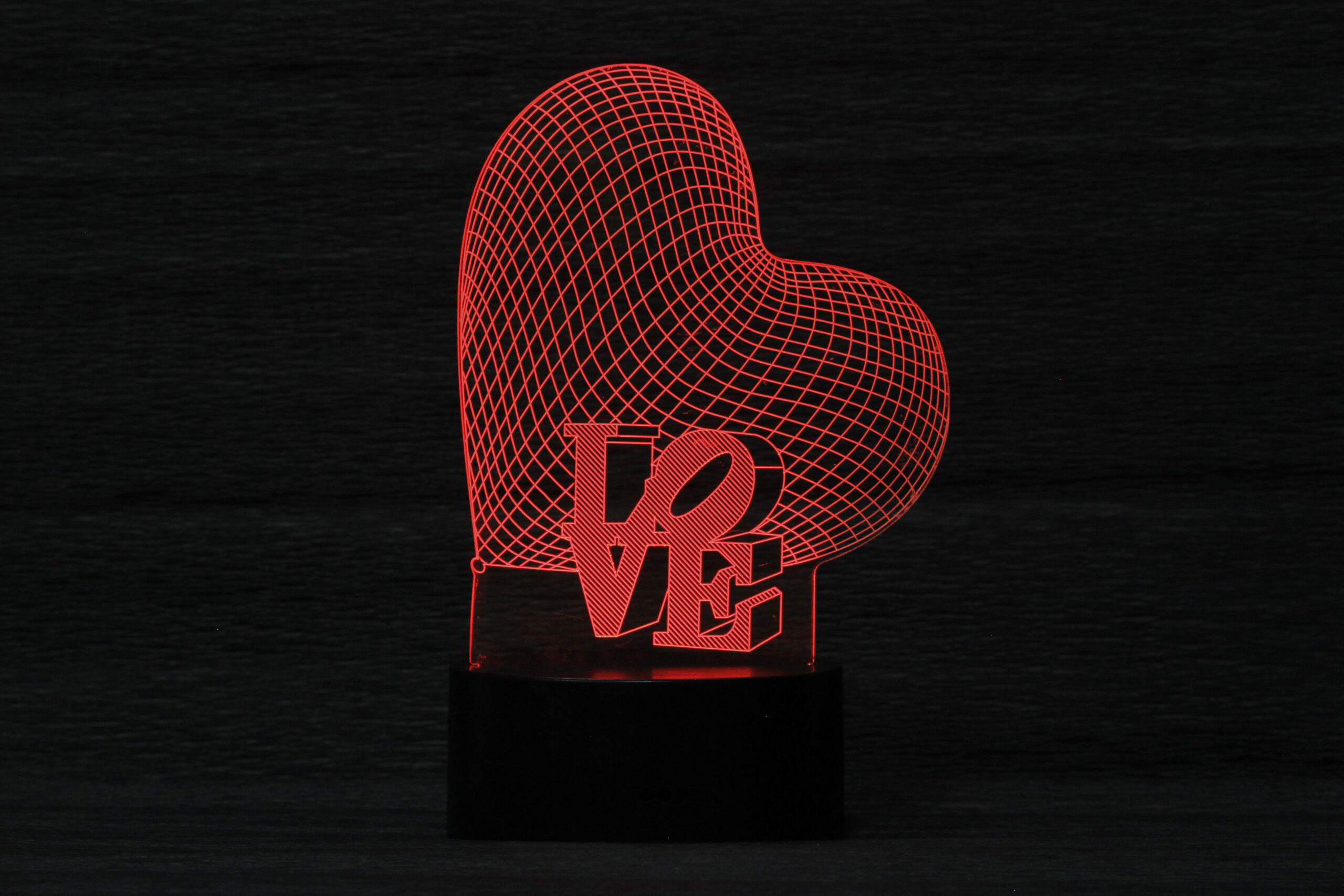 

3D Лампа «Love»