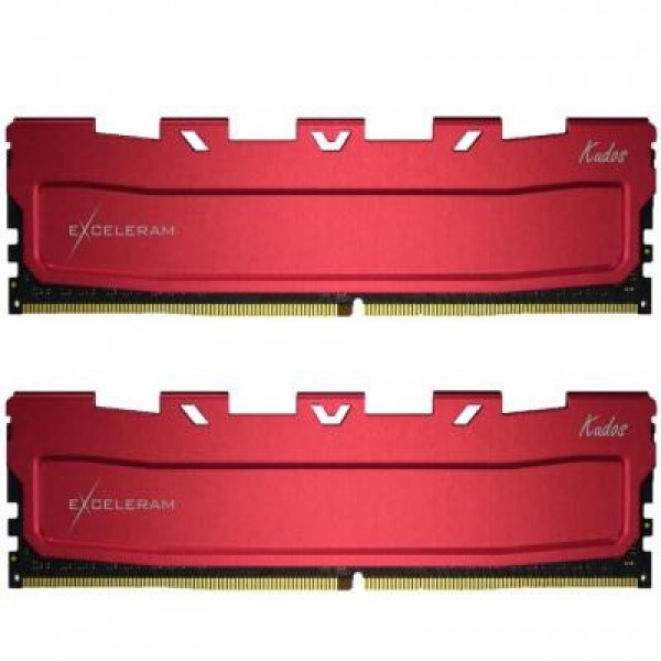

Модуль памяти для компьютера DDR4 16GB (2x8GB) 3200 MHz Kudos Red eXceleram (EKRED4163217AD)