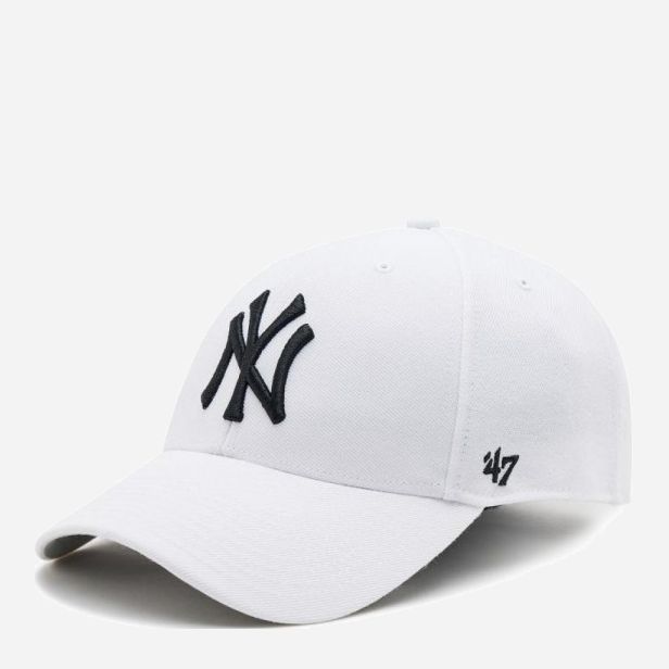 Акція на Кепка 47Brand Yankees B-MVP17WBV-WHF One Size Білий/Сірий від Rozetka