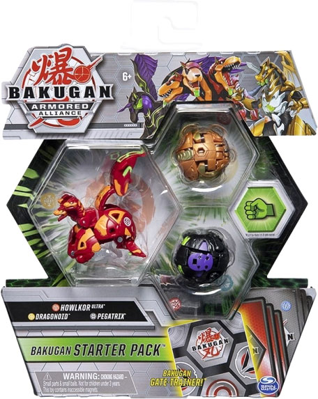 

Игровой набор Spin Master Bakugan Armored Alliance из трех бакуганов Холкор Пайрус (SM64424-18) (778988550441)