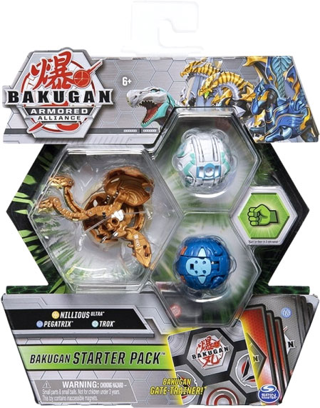 

Игровой набор Spin Master Bakugan Armored Alliance из трех бакуганов Ниллиус Аурелус (SM64424-20) (778988550441)