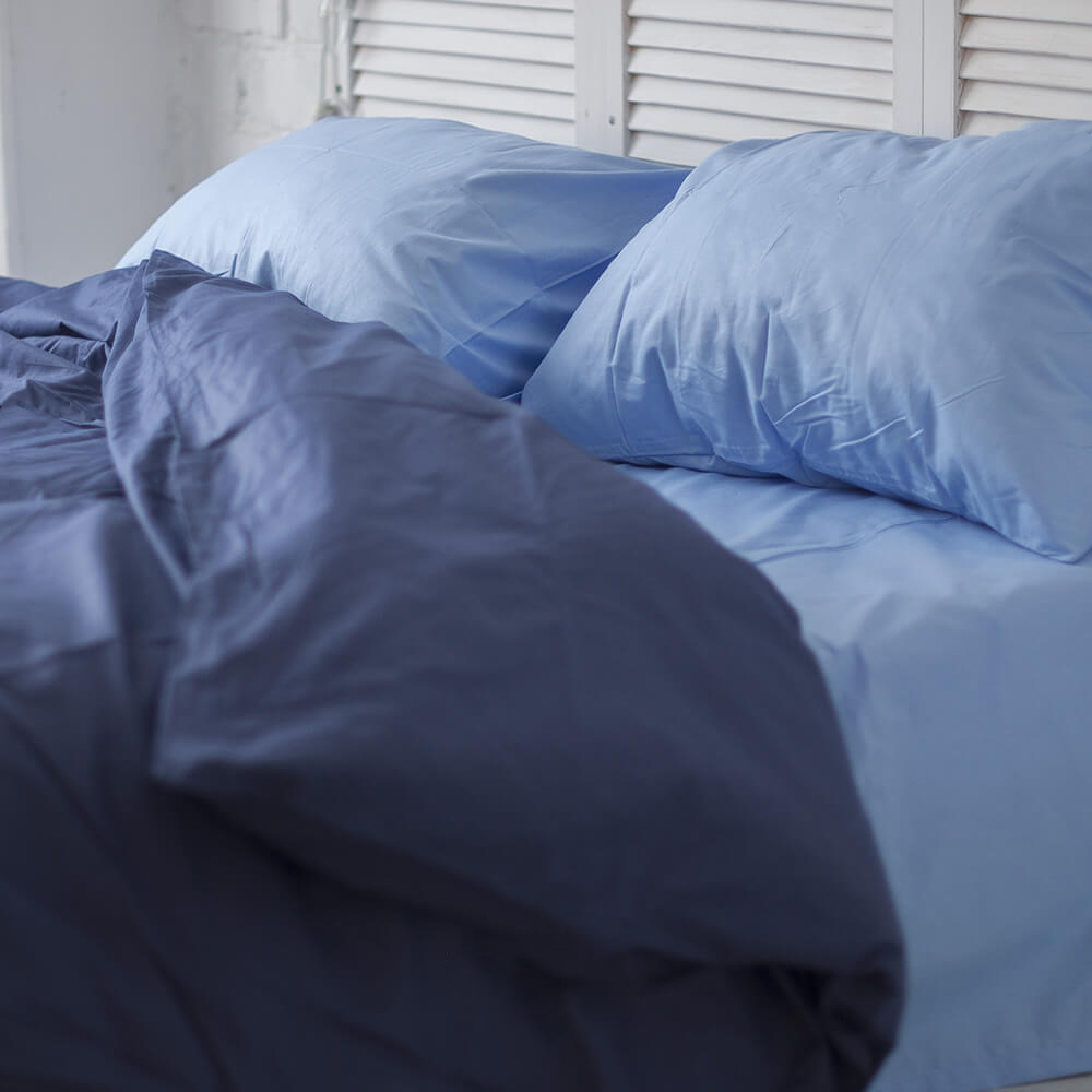 

Комплект постельного белья из поплина "Вдохновение". Размер 1.5-спальный, простынь на резинке, для стандартной подушки