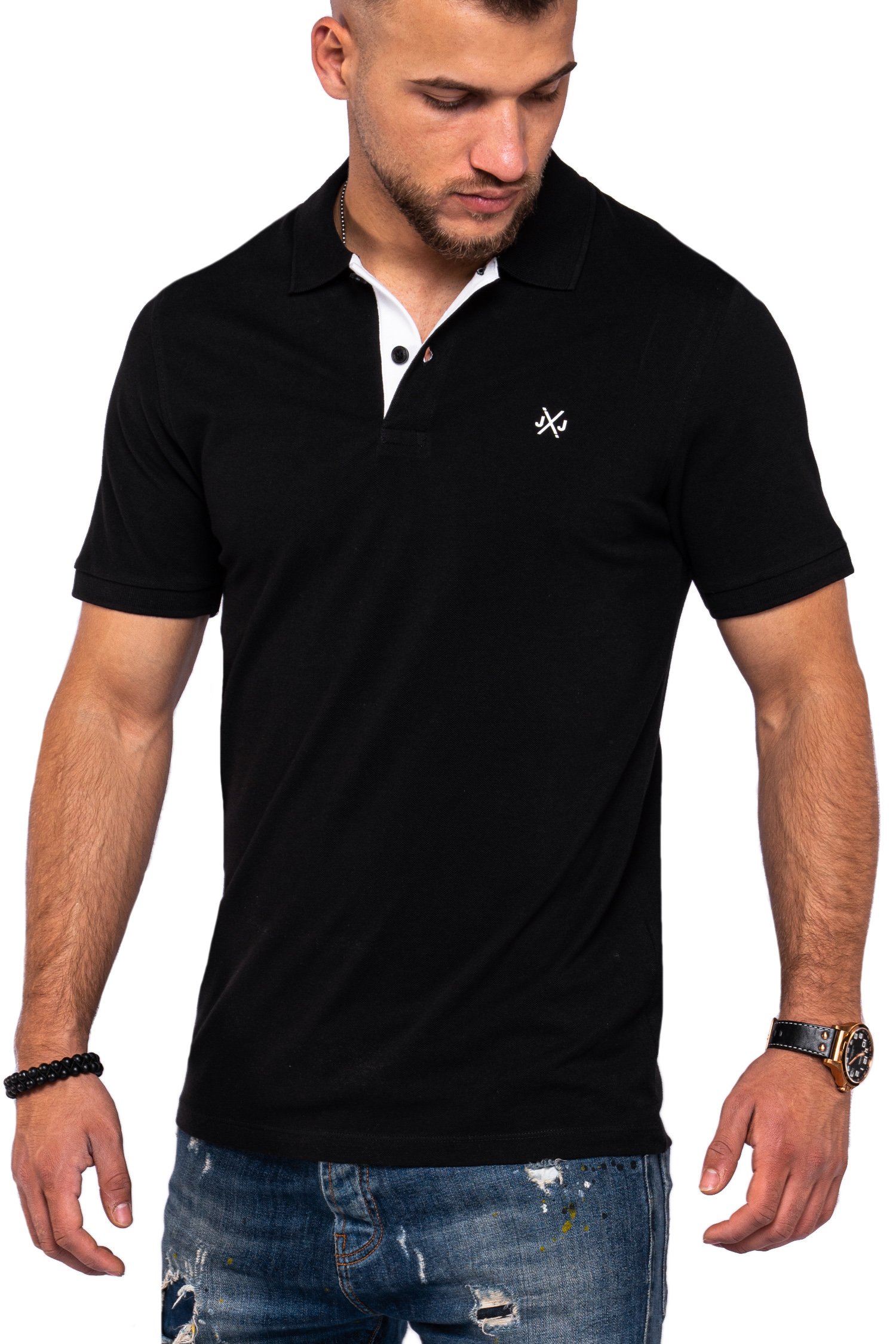 

Поло Jack & Jones Black  черный, Поло Jack & Jones Black S черный