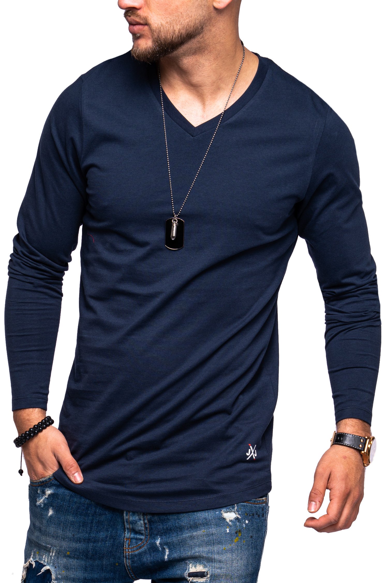 

Лонгслив Jack & Jones Navy Blazer XXL темно-синий