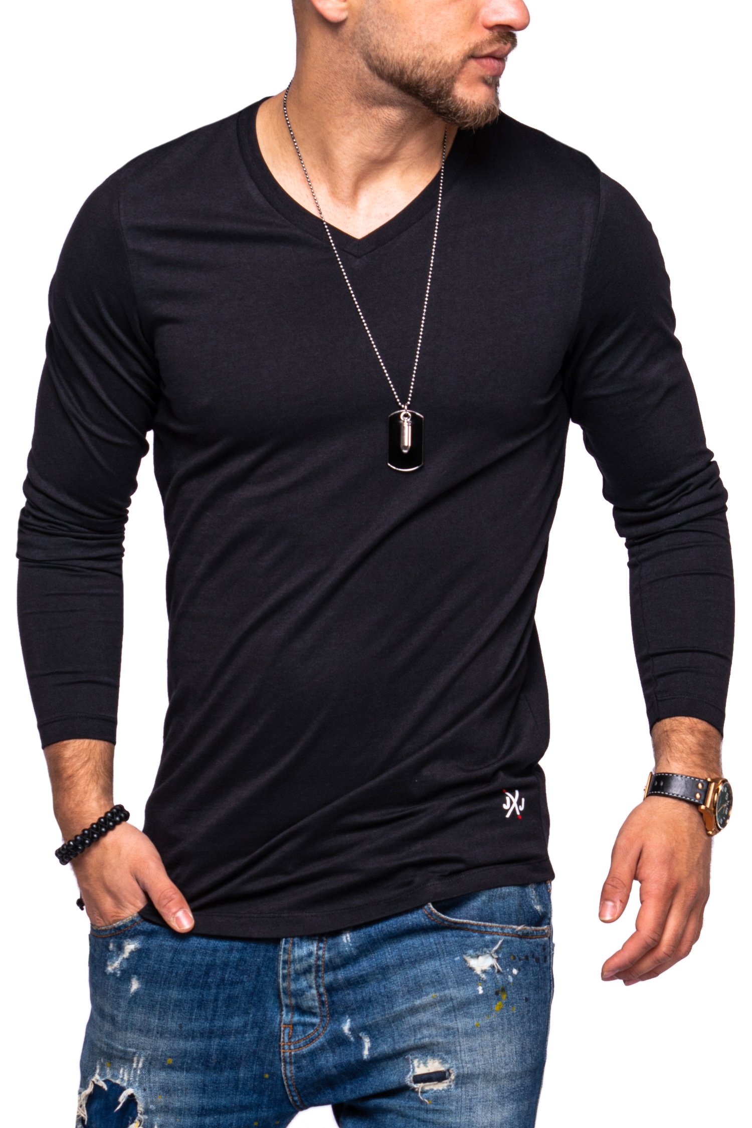 

Лонгслив Jack & Jones Black XXL черный