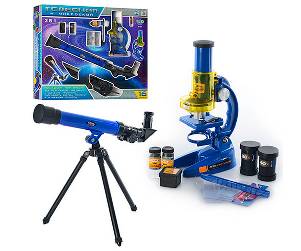 

Детский набор 2 в 1 Телескоп + Микроскоп CQ 031