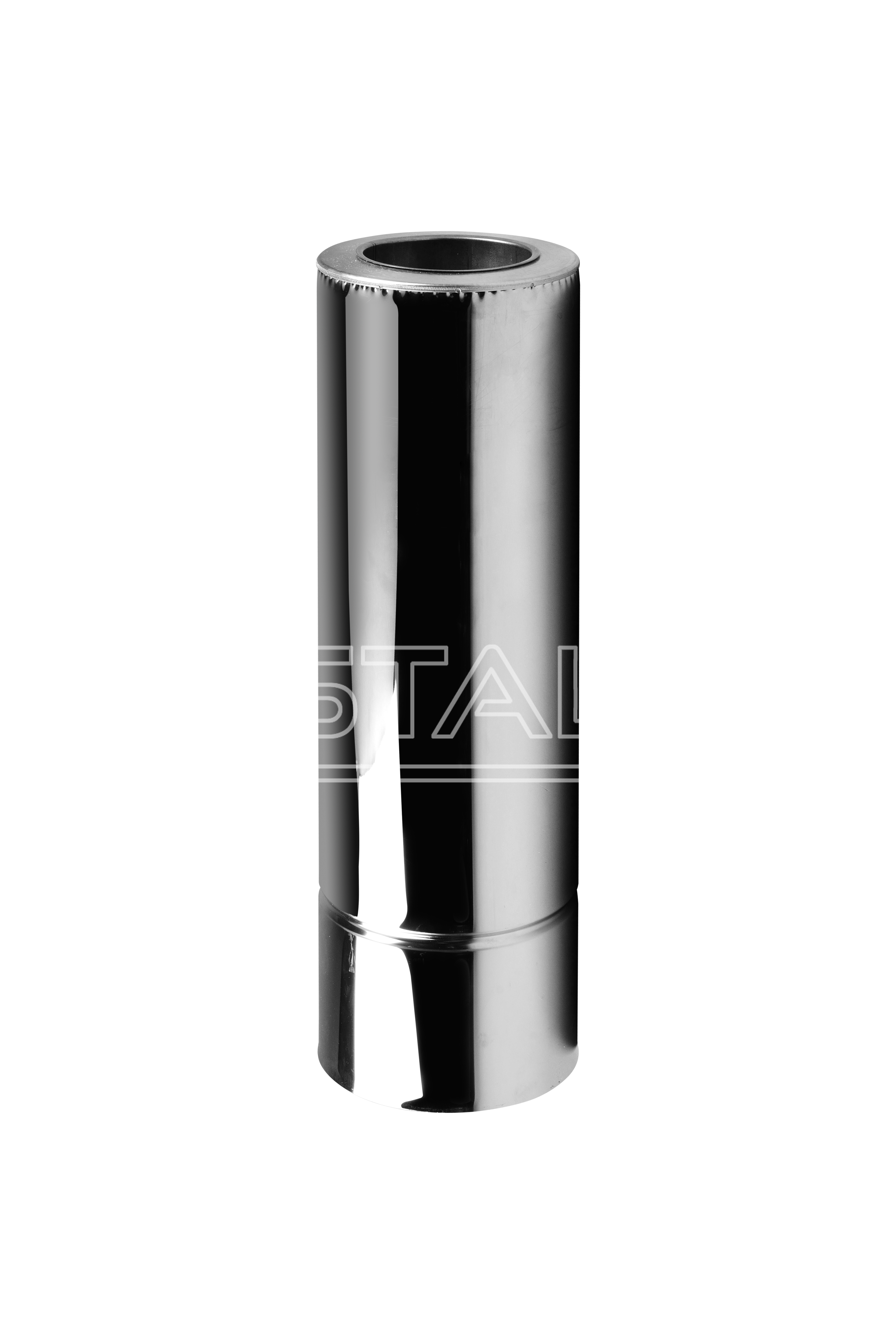 

Труба двустенная STALAR Eco thermo AISI 201 нерж/нерж длина 1 м диаметр Ø110/180 толщина 0,5 мм