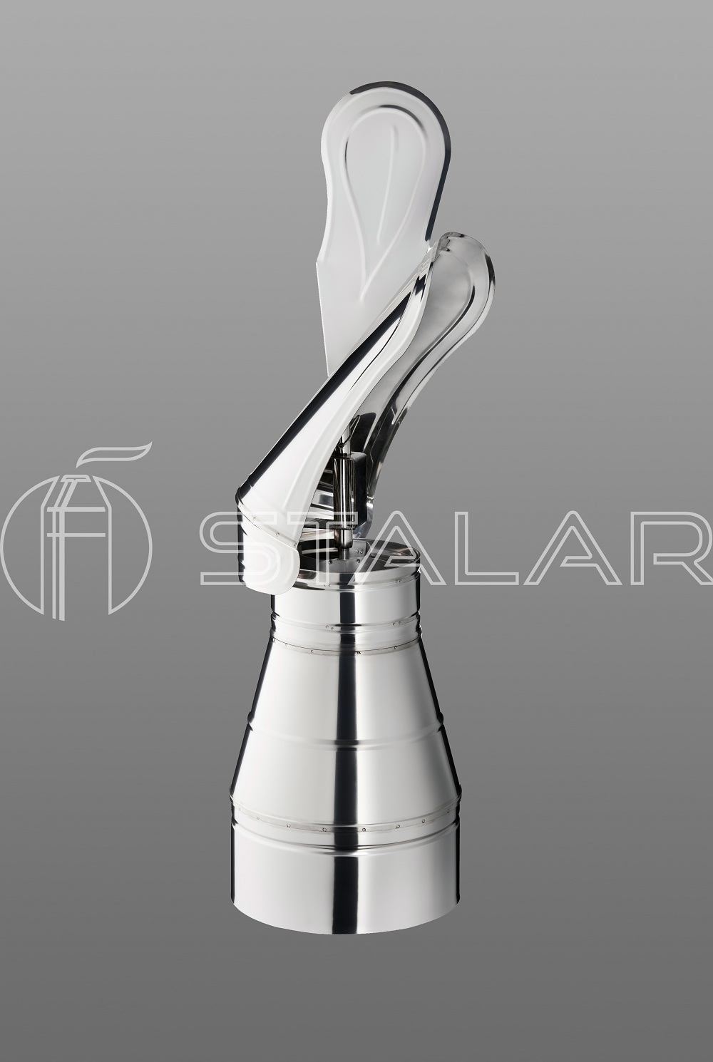 

Флюгер двустенный STALAR Eco thermo AISI 201 диаметр Ø110/180 толщина 0,5 мм