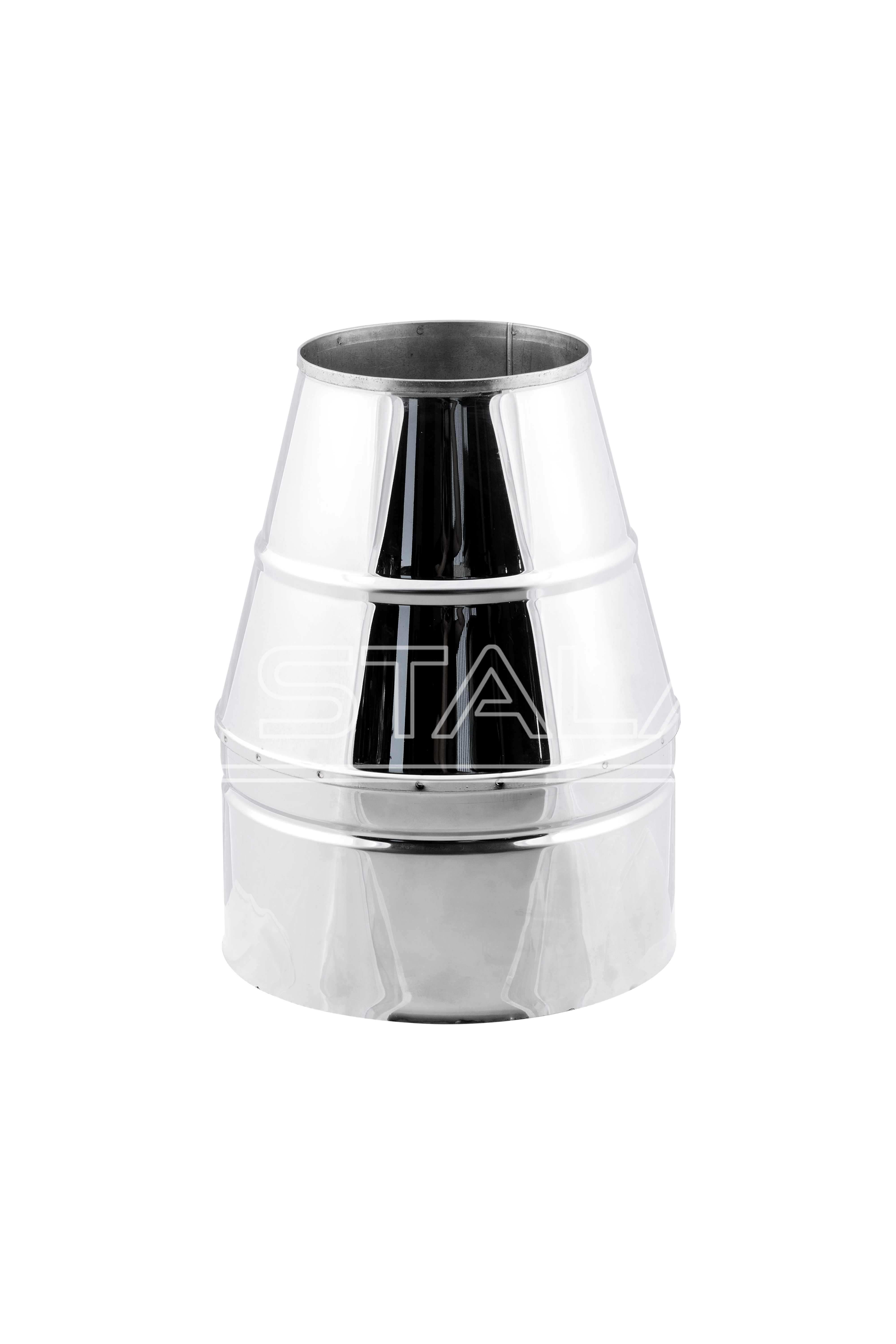 

Конус двустенный STALAR Premium thermo AISI 321 нерж/нерж диаметр Ø180/250 толщина 1 мм