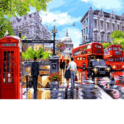 

VP1242 Картина по номерам Весна в Лондоне Babylon
