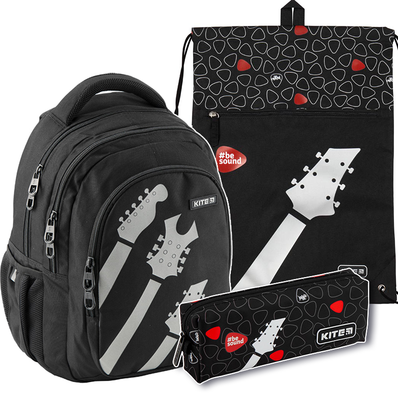 

Рюкзак укомплектованный Kite Education Be Sound 20.5л (SET_K19-8001M-6)