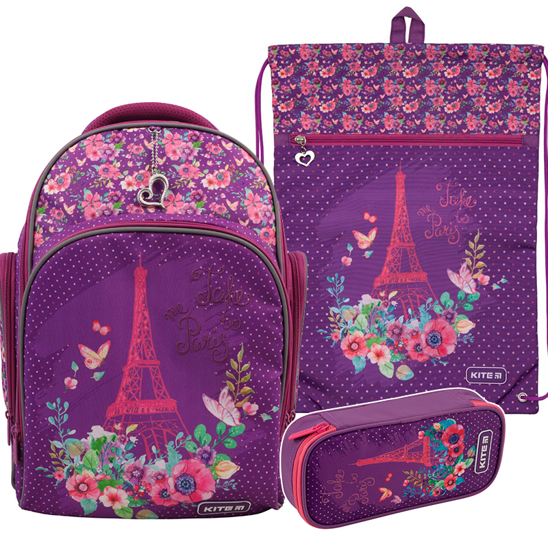 

Рюкзак укомплектованный Kite Education Paris 16л (SET_K19-706M-1)