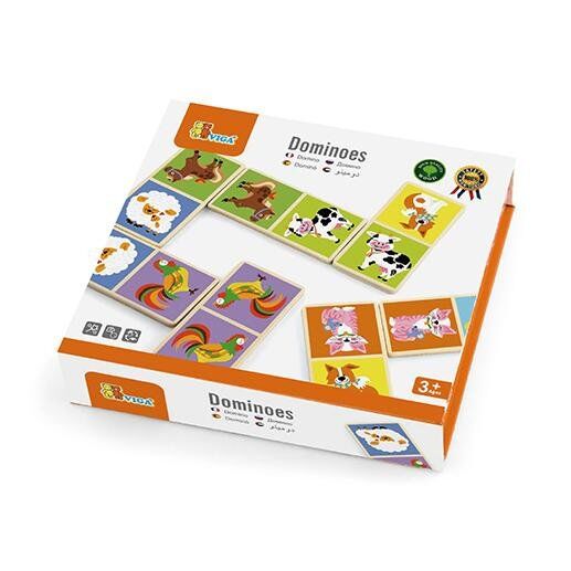 

Настольная игра Viga Toys Домино "Ферма" (51306)