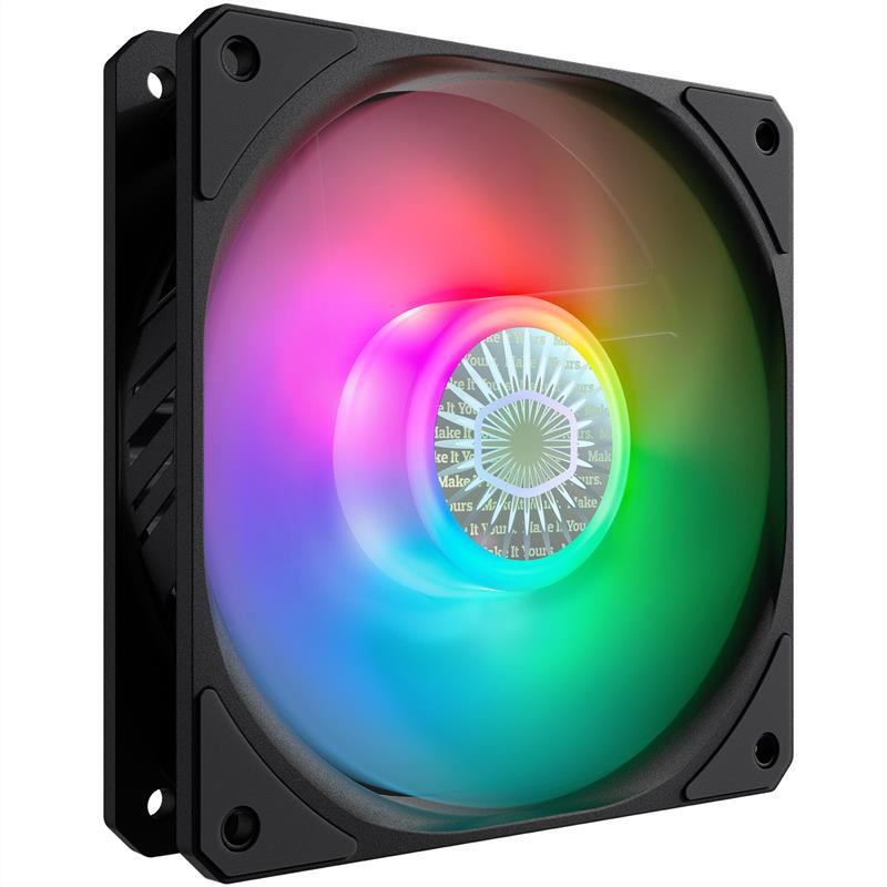 

Вентилятор CoolerMaster SickleFlow ARGB (MFX-B2DN-18NPA-R1), 120х120х25 мм, 3pin, 4pin, Black, Single pack w/o Hub