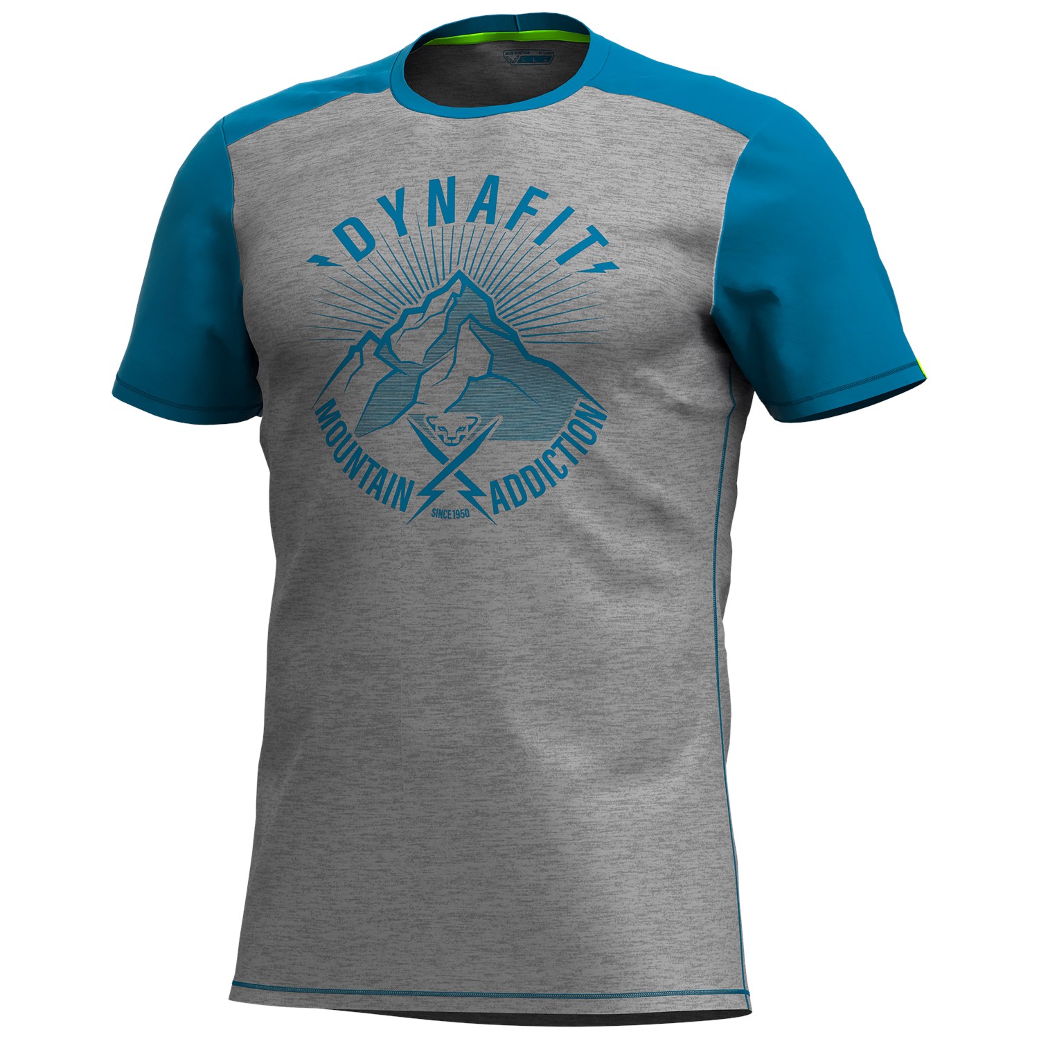 

Футболка Dynafit Transalper Light / Tee Mns  Серый-Голубой, Футболка Dynafit Transalper Light S/S Tee Mns S Серый-Голубой