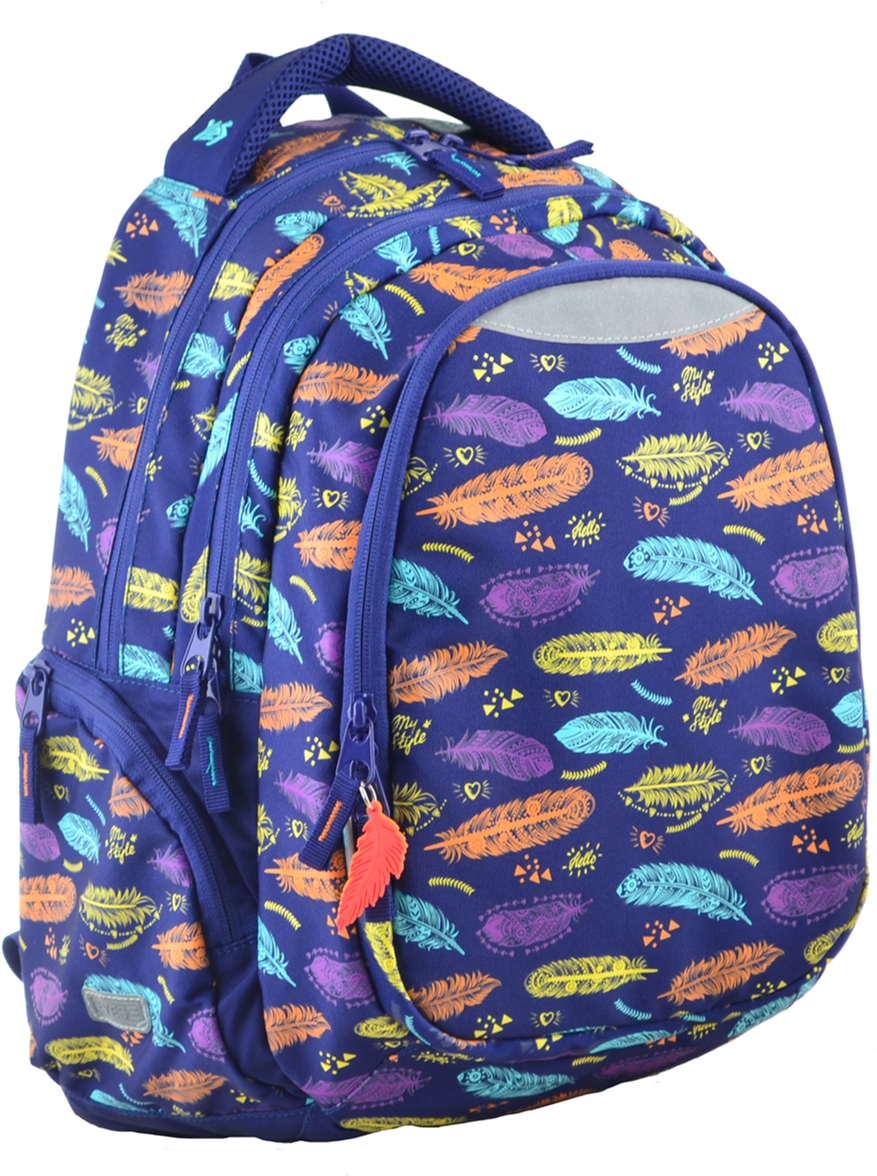 

Рюкзак молодежный YES Т-22 женский 0.7 кг 31х45х15 см 24 л Feather (554790)