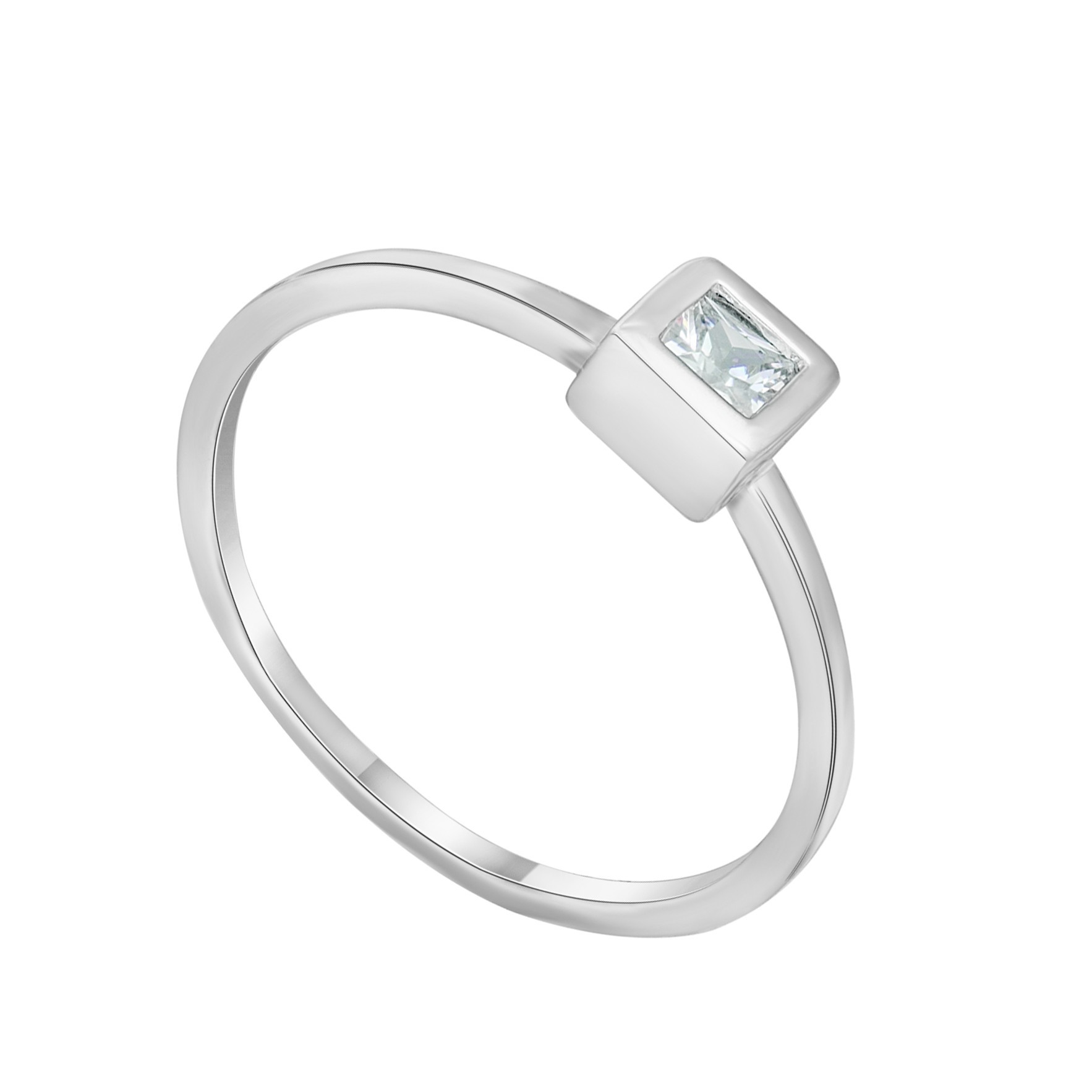 

Серебряное кольцо HARMONY с00418 16 бел.