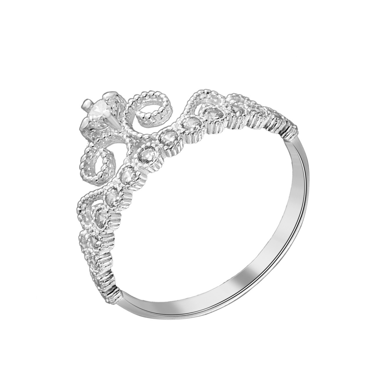 

Серебряное кольцо корона HARMONY с00231 17.5 бел.