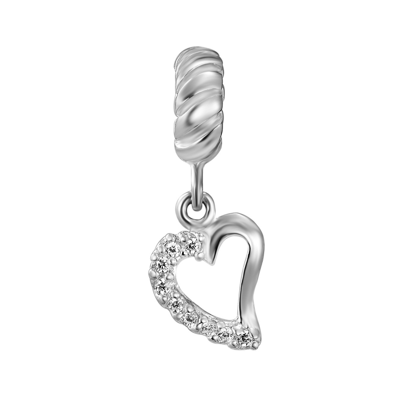 

Серебряный подвес шарм HARMONY c33062 бел c33062