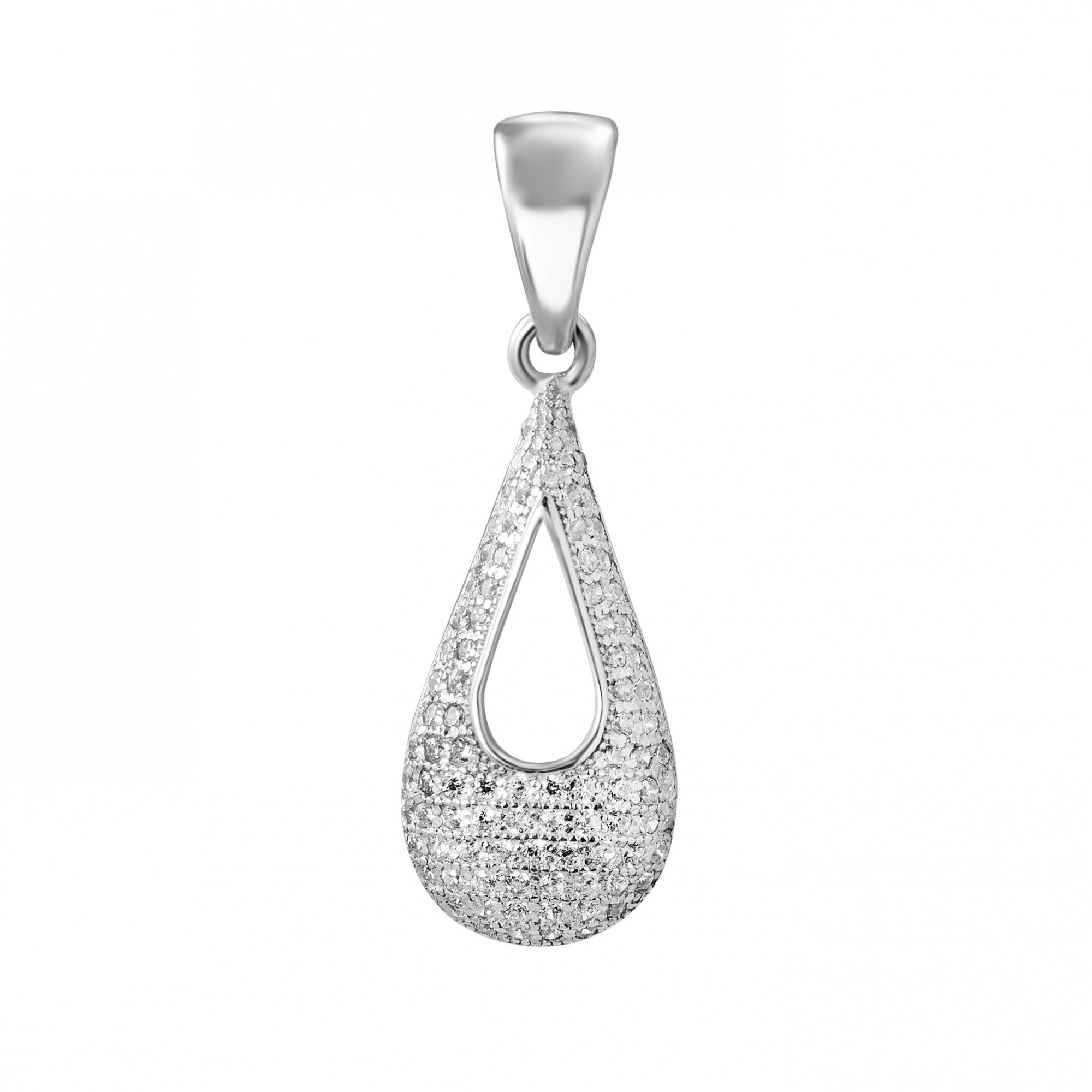 

Серебряный подвес HARMONY c30283 бел c30283