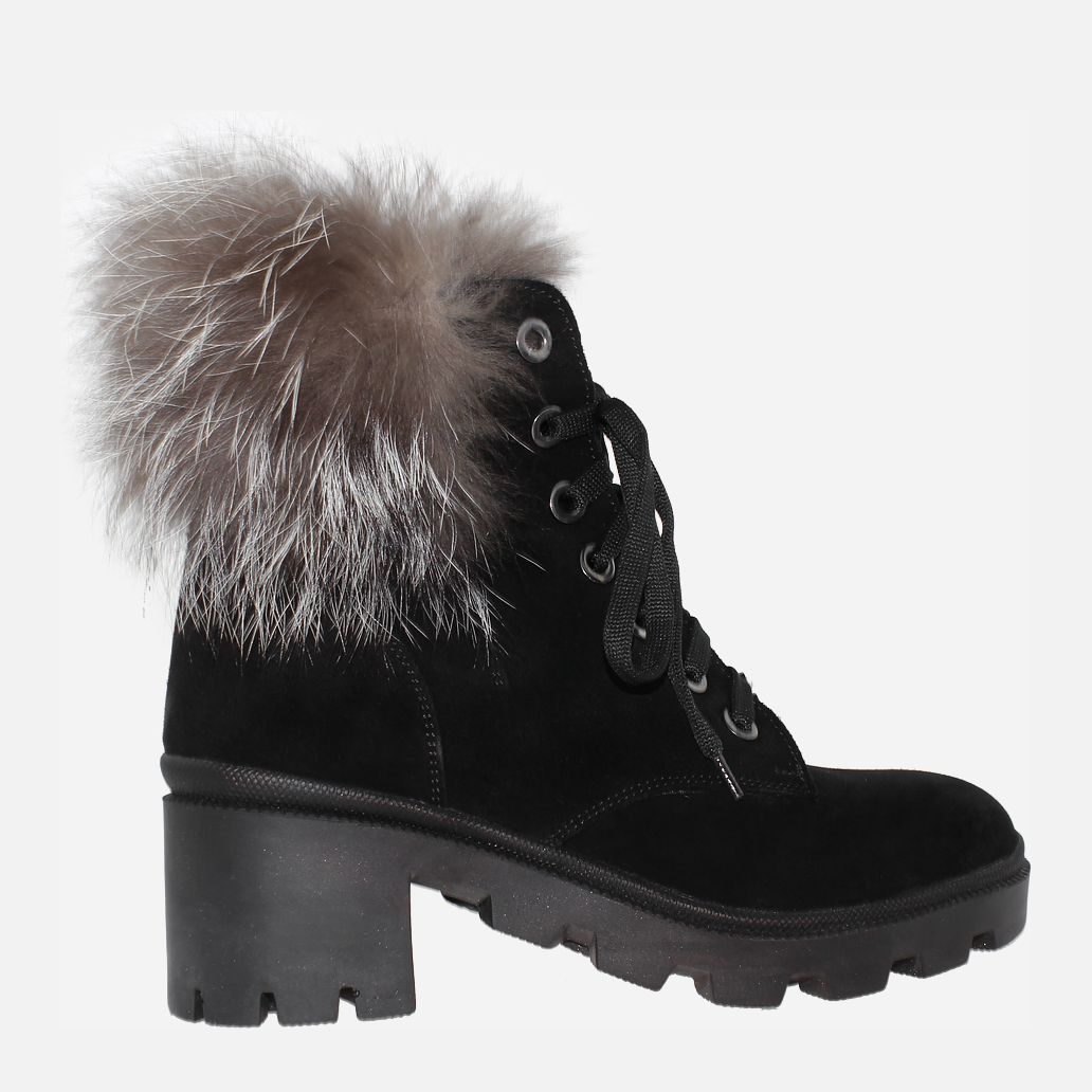 Акція на Жіночі зимові черевики високі EL PASSO Re1211-1-11 37 23.5 см Чорні від Rozetka