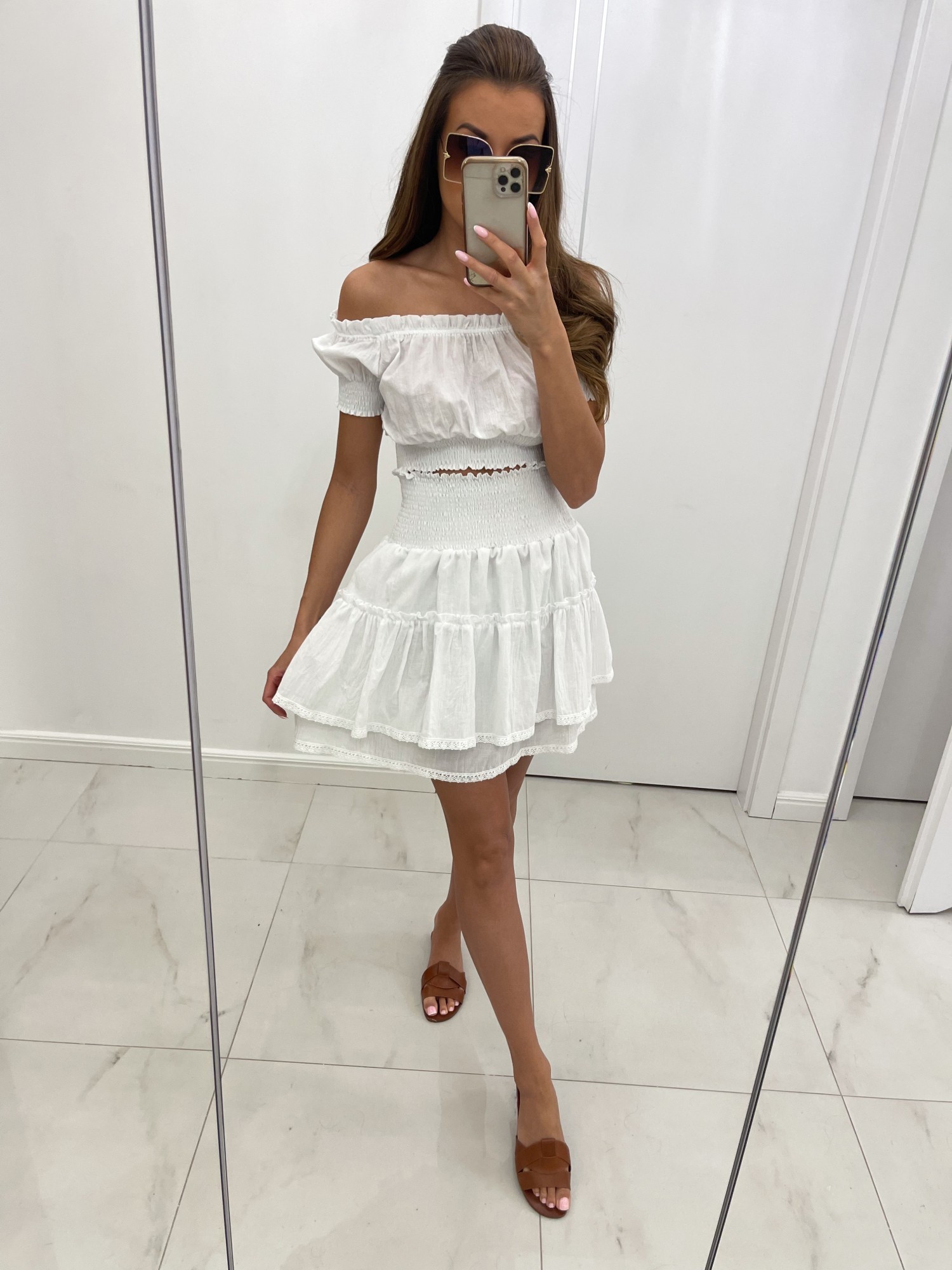 Женский комплект-платье: блузка и юбка TMC 30-22Bial UNI SIZE (XS/S ...