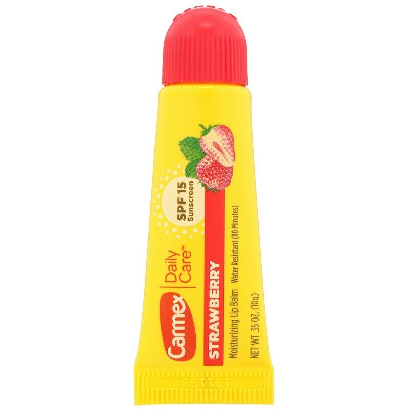 Бальзам для губ Клубника Carmex Strawberry Tube SPF 15 от продавца ...
