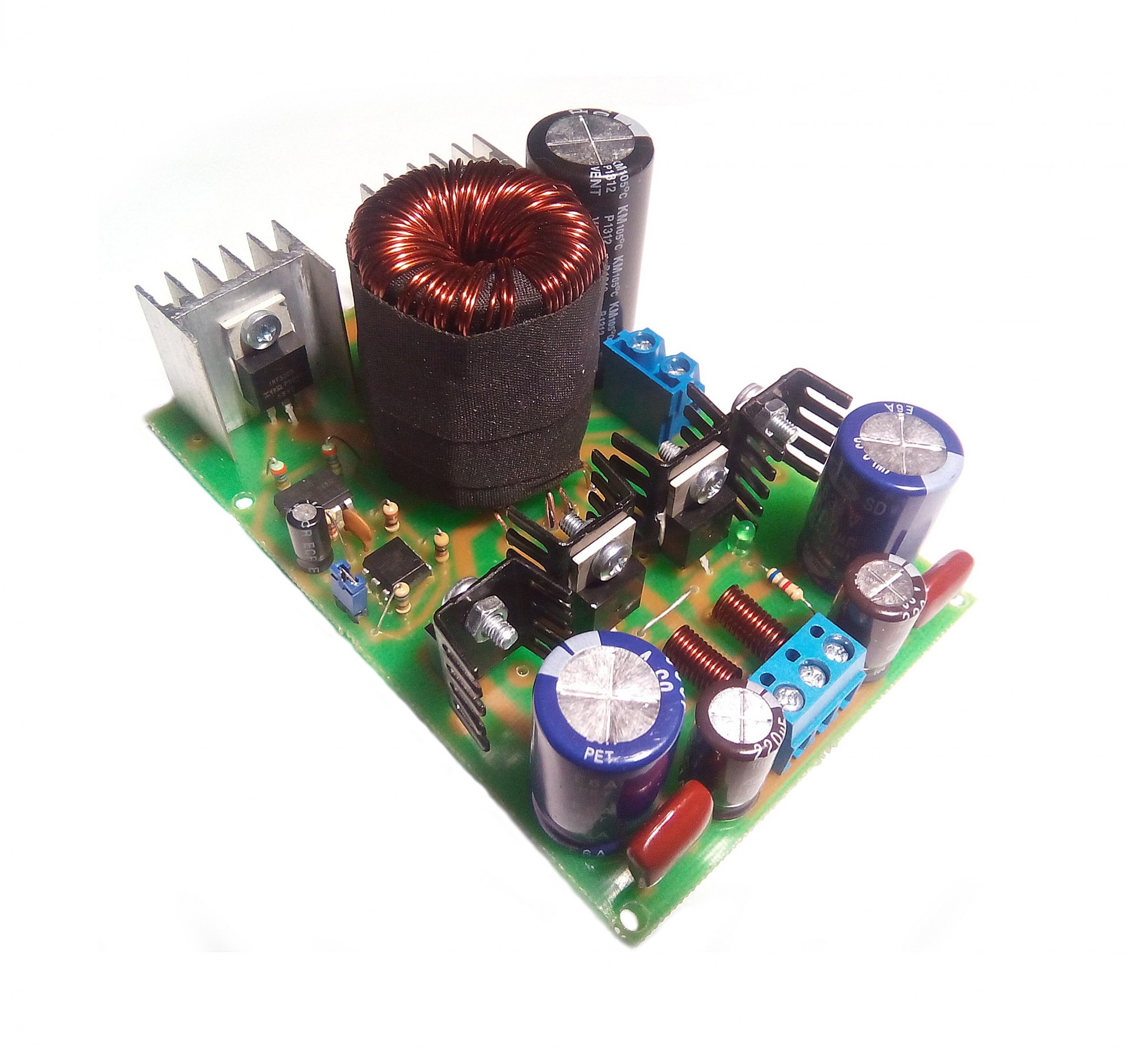 Преобразователь РСМ однополярного напряжения 12 В в двуполярное +/-45 В ...