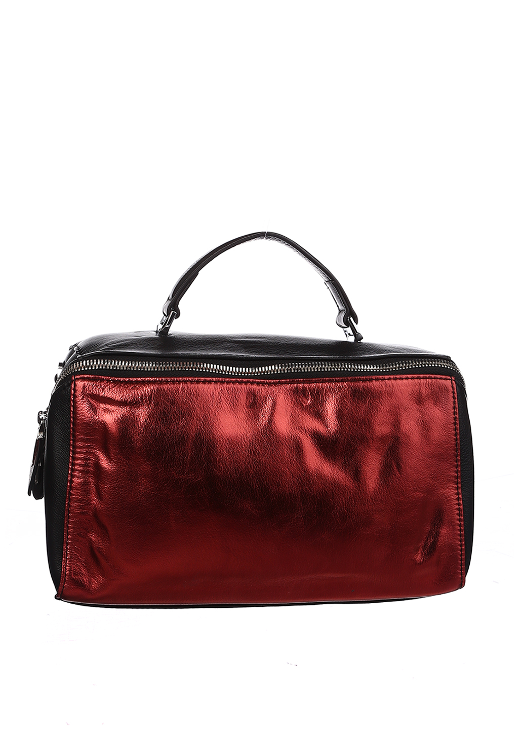 

Сумка женская PRINCESSA черная (078-1# BLACK/WINE RED)