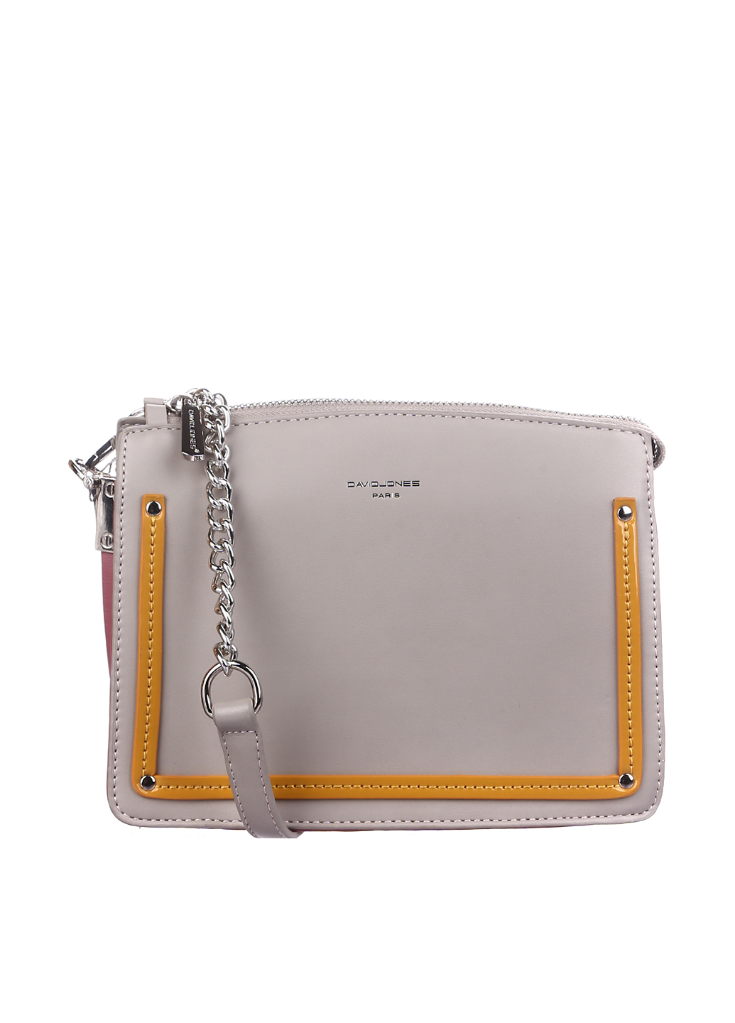 

Сумка женская David Jones серая (5910-1T GREY/ROSE RED)