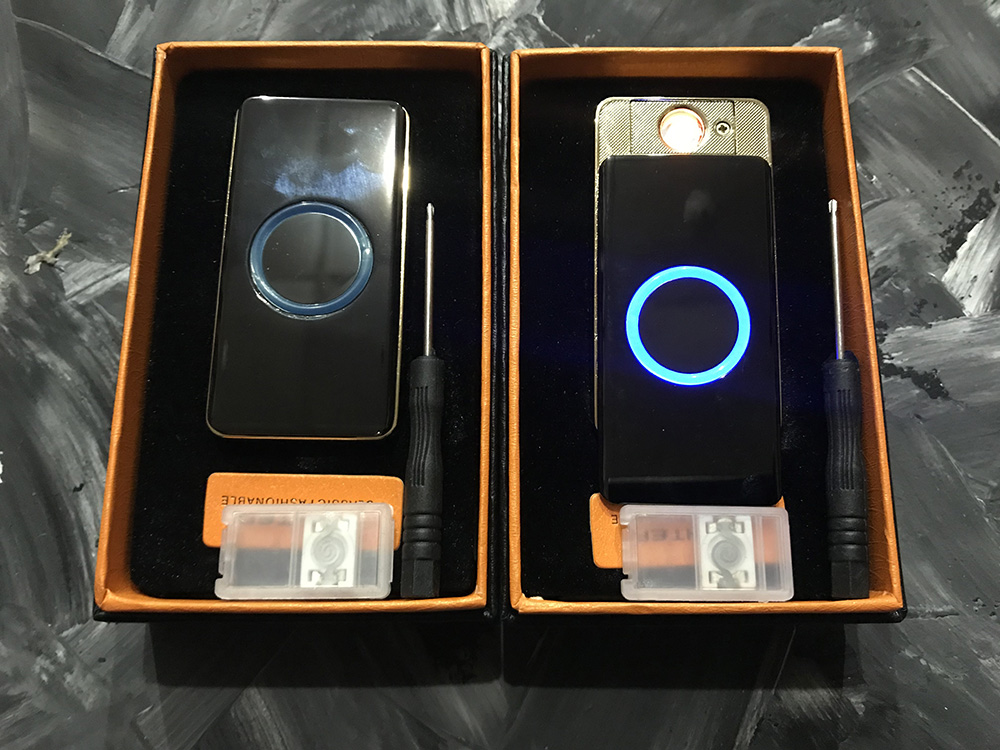 

Зажигалка Usb Спираль + Подсветка 22.4 Холодный Лед