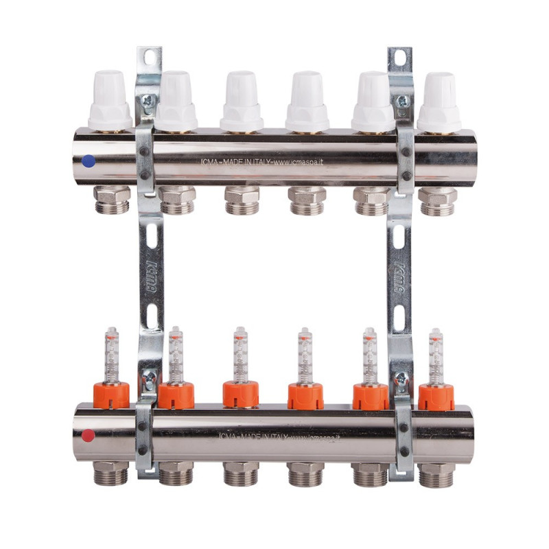

Коллектор С Расходомером 1"*6 Icma К 013