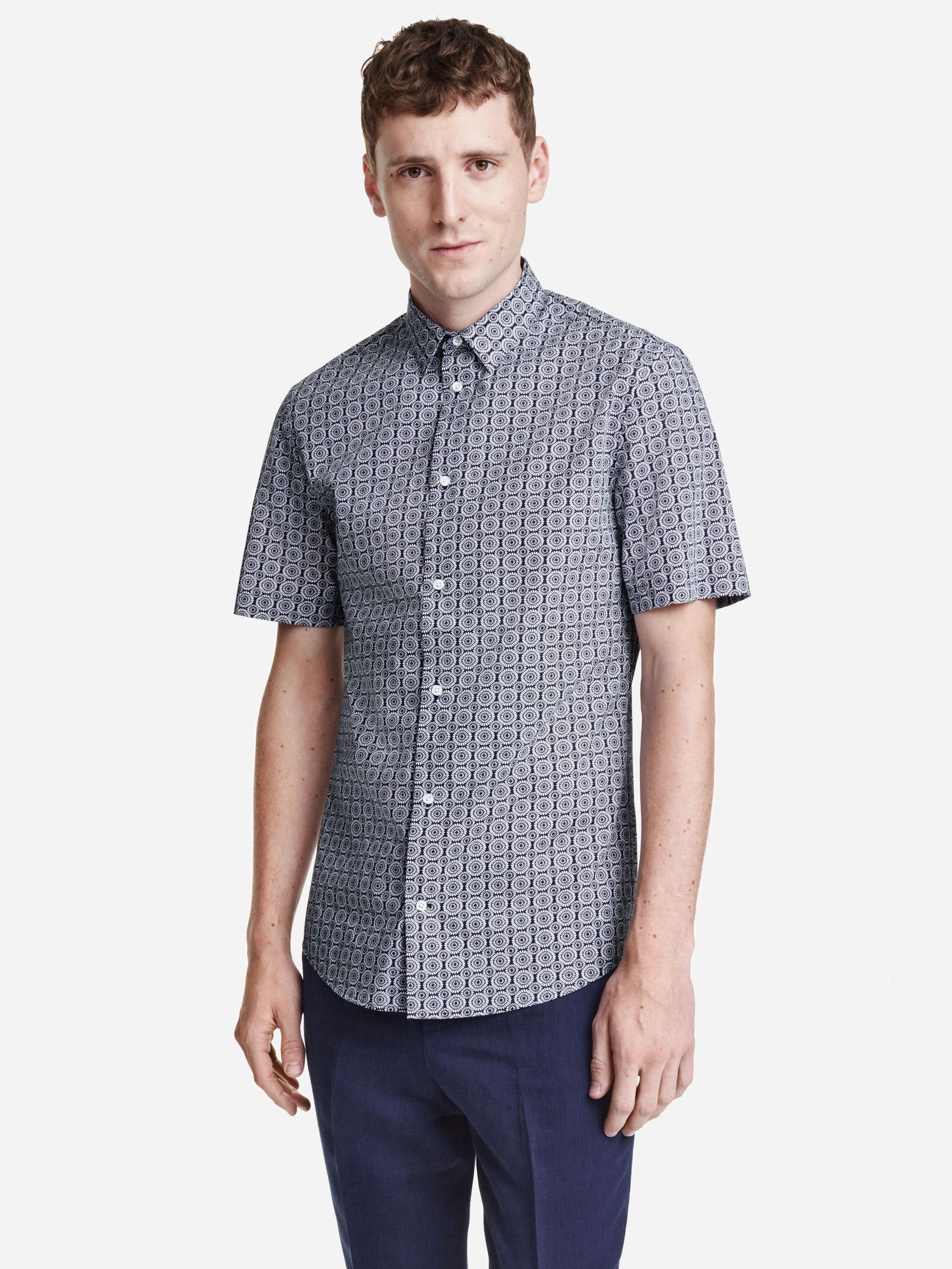 

Рубашка H&M 3680003 XS Синяя