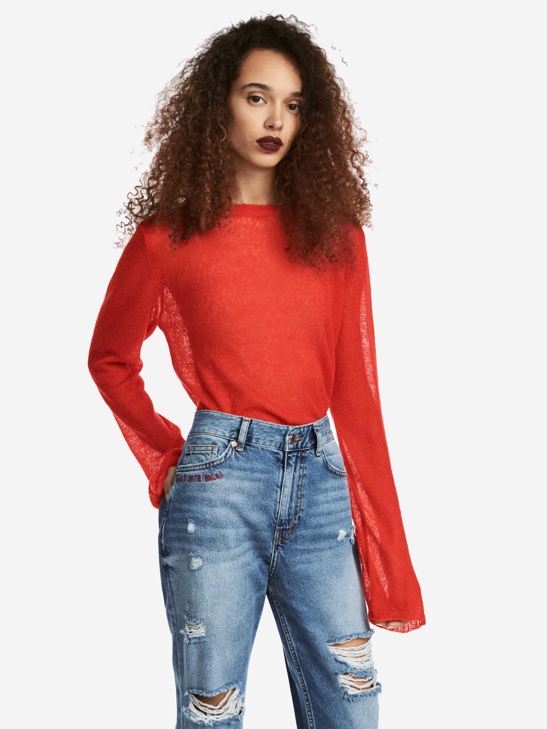 

Джемпер H&M 5066326 S Красный