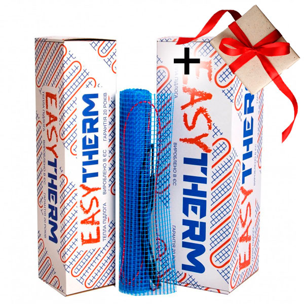 

Двужильный нагревательный мат EASYTHERM Easymate 8,0 м² + подарок
