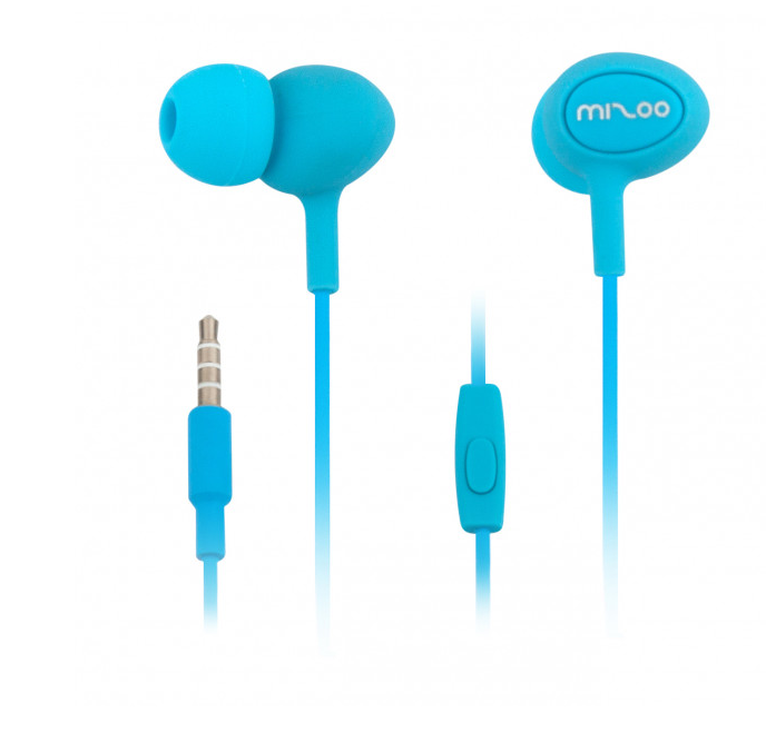 

Наушники проводные с микрофоном и кнопкой ответа для телефона Mizoo G10 Olives stereo Blue