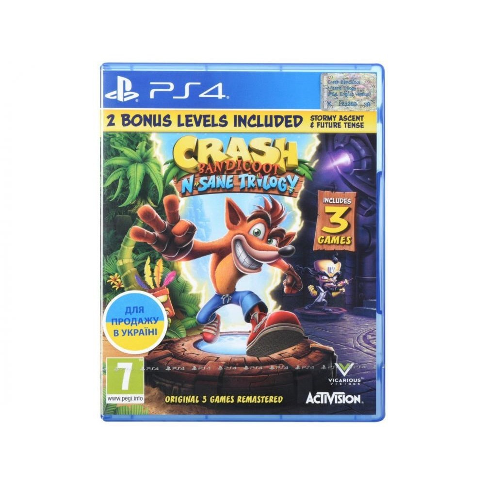 ROZETKA » Игра Crash Bandicoot N`Sane Trilogy для PS4 (Blu-ray диск,  English version) от продавца: Pristavkin Dim купить в Украине: цена, отзывы