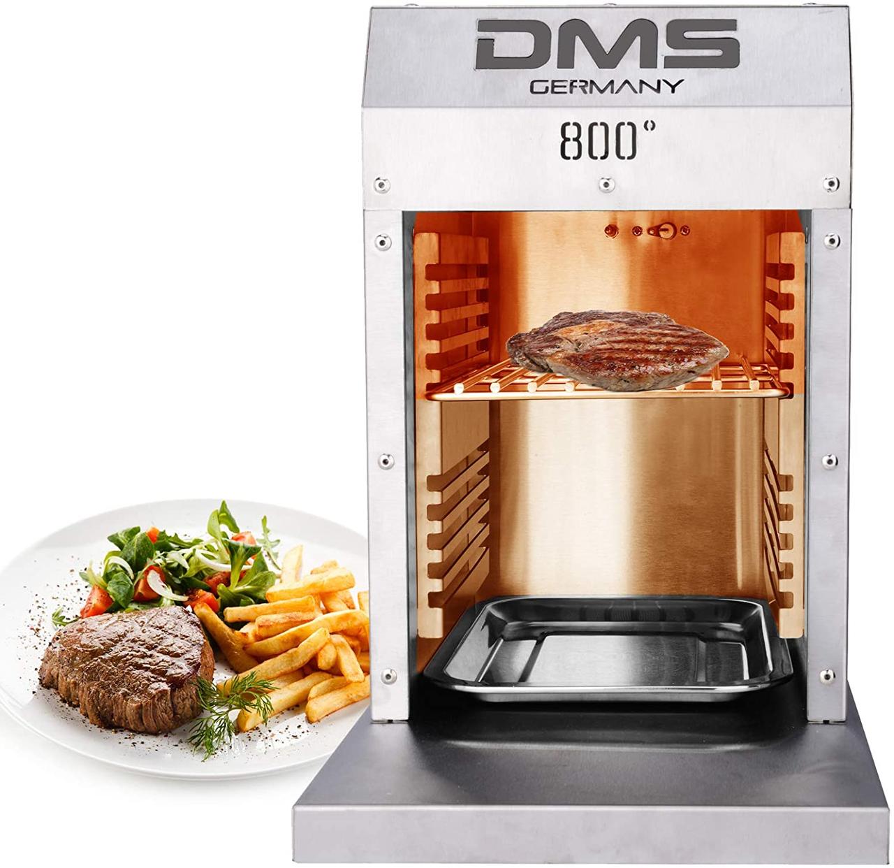 

Газовый гриль DMS Beef Maker из нержавеющей стали до 800 °C