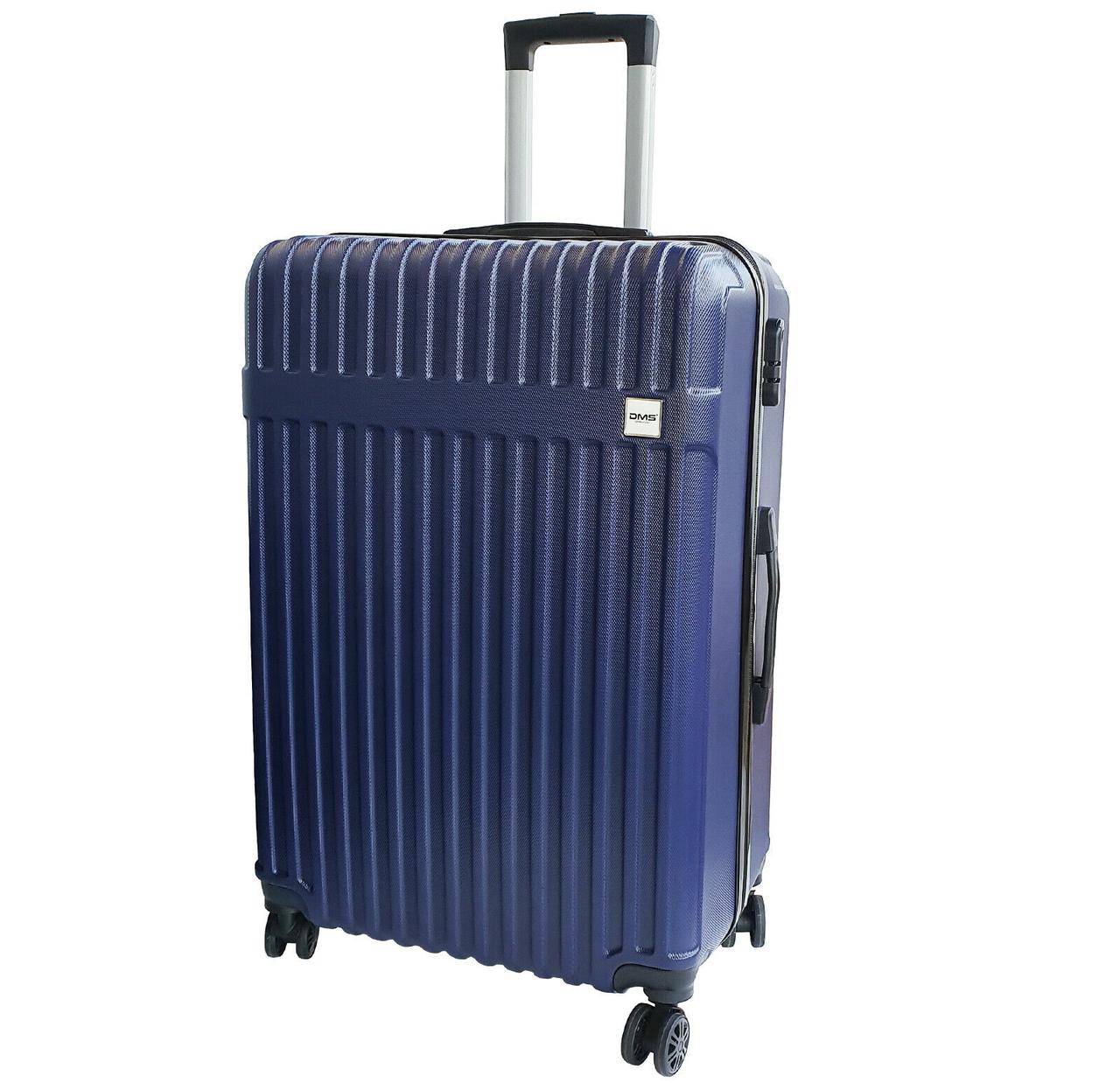 

Чемодан дорожный с тележкой DMS XL 124L 77x52x32 см Blue