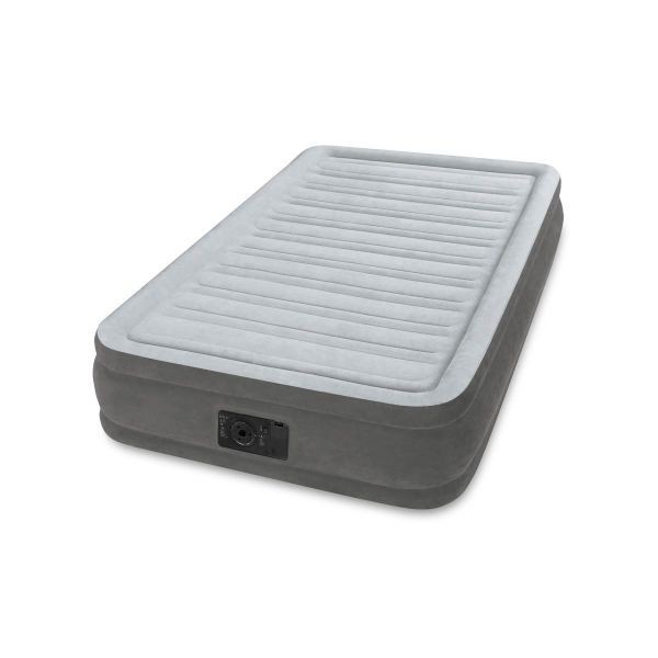 

Односпальная надувная кровать Intex 67766 Comfort-Plush Airbed (99 x 1.91 x 33 см) + Встроенный электронасос 220В
