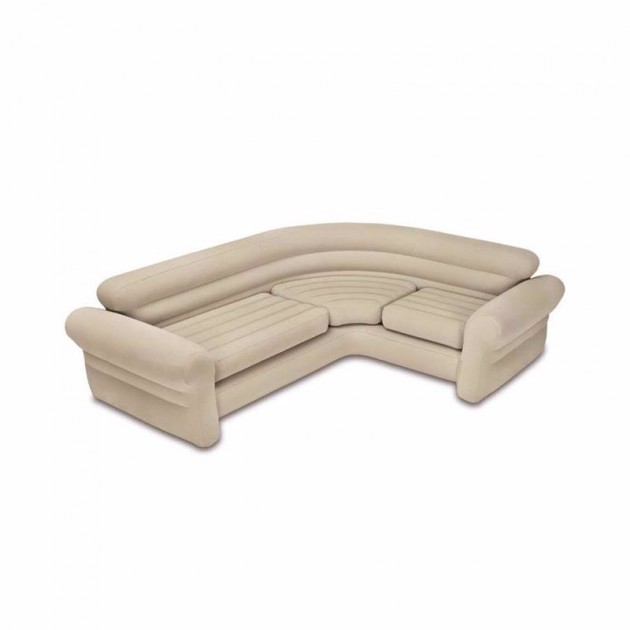 

Угловой надувной диван Intex 68575 (2.57 x 2.03 x 76 см) Corner Sofa