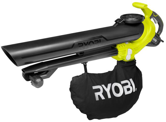 Садовый пылесос-воздуходувка Ryobi RBV3000CESV с измельчителем .