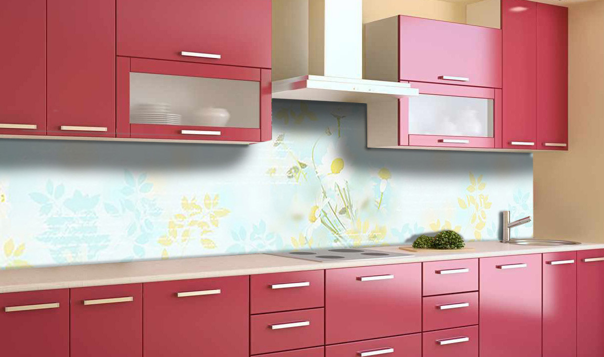 

Наклейка виниловая кухонный фартук Zatarga "Ромашки Полевые" 650х2500 мм