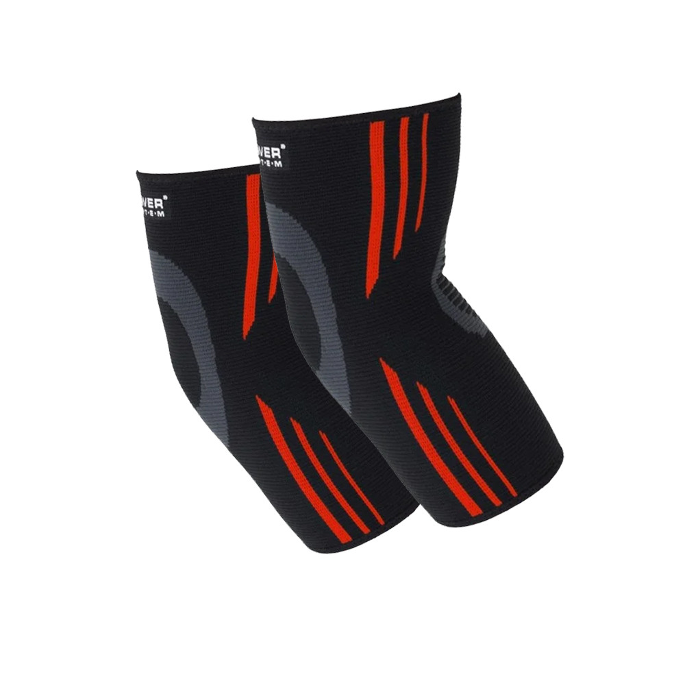 

Налокотники эластичные Power System PS-6020 Elbow Support Evo L, Black/Orange