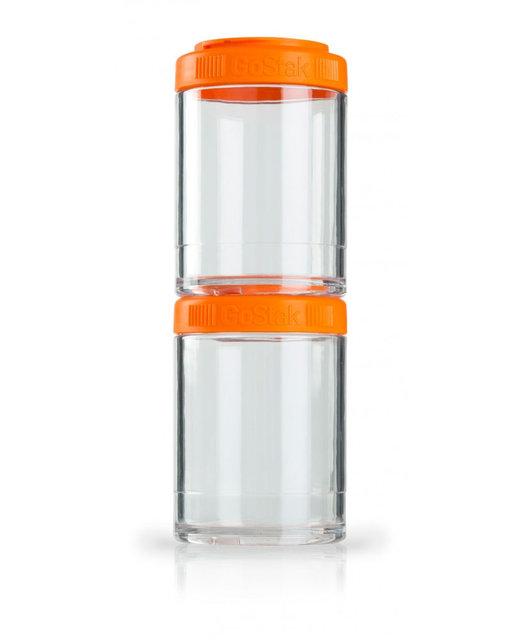 

Контейнер спортивный Blender Bottle (ORIGINAL) GoStak 2 Pak, Orange