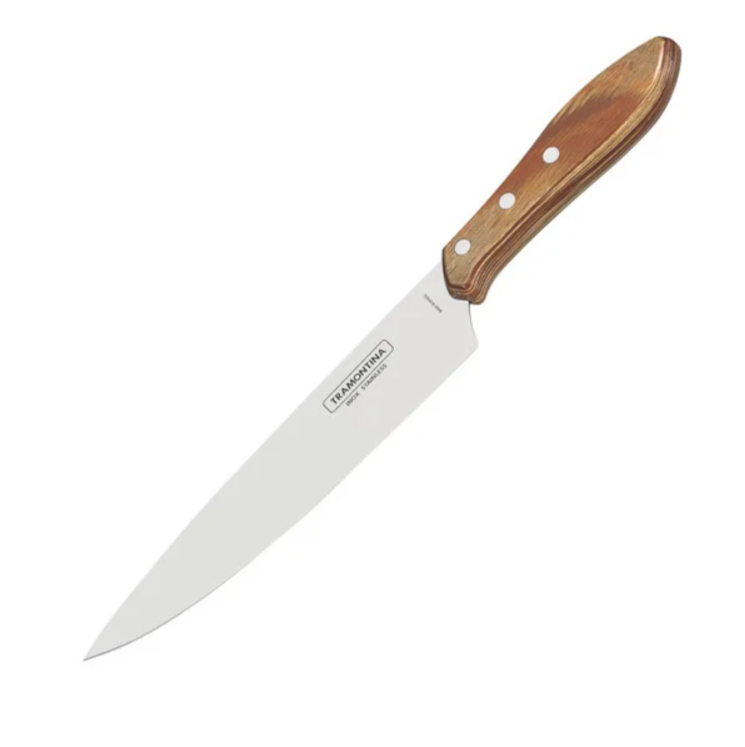 

Нож для мяса из нержавеющей стали с деревянной ручкой Tramontina Polywood Barbecue, 203 мм