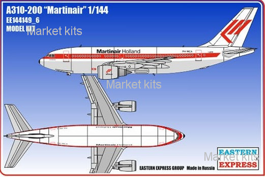 

Пассажирский самолет Airbus A310-200 "Martinair" 1:144 Eastern Express (EE144149-06)