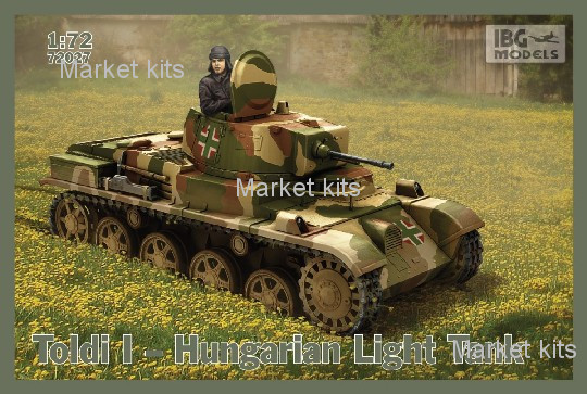 

Венгерский легкий танк Toldi I 1:72 IBG Models (IBG72027)