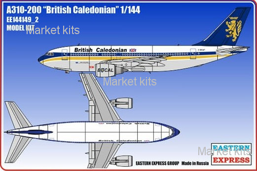 

Пассажирский самолет Airbus A310-200 "British Caledonian" 1:144 Eastern Express (EE144149-02)